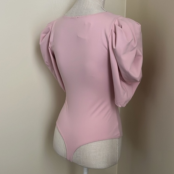 🆕 Free People Va Va Voop Bodysuit In Soft Pink - Picture 12 of 12